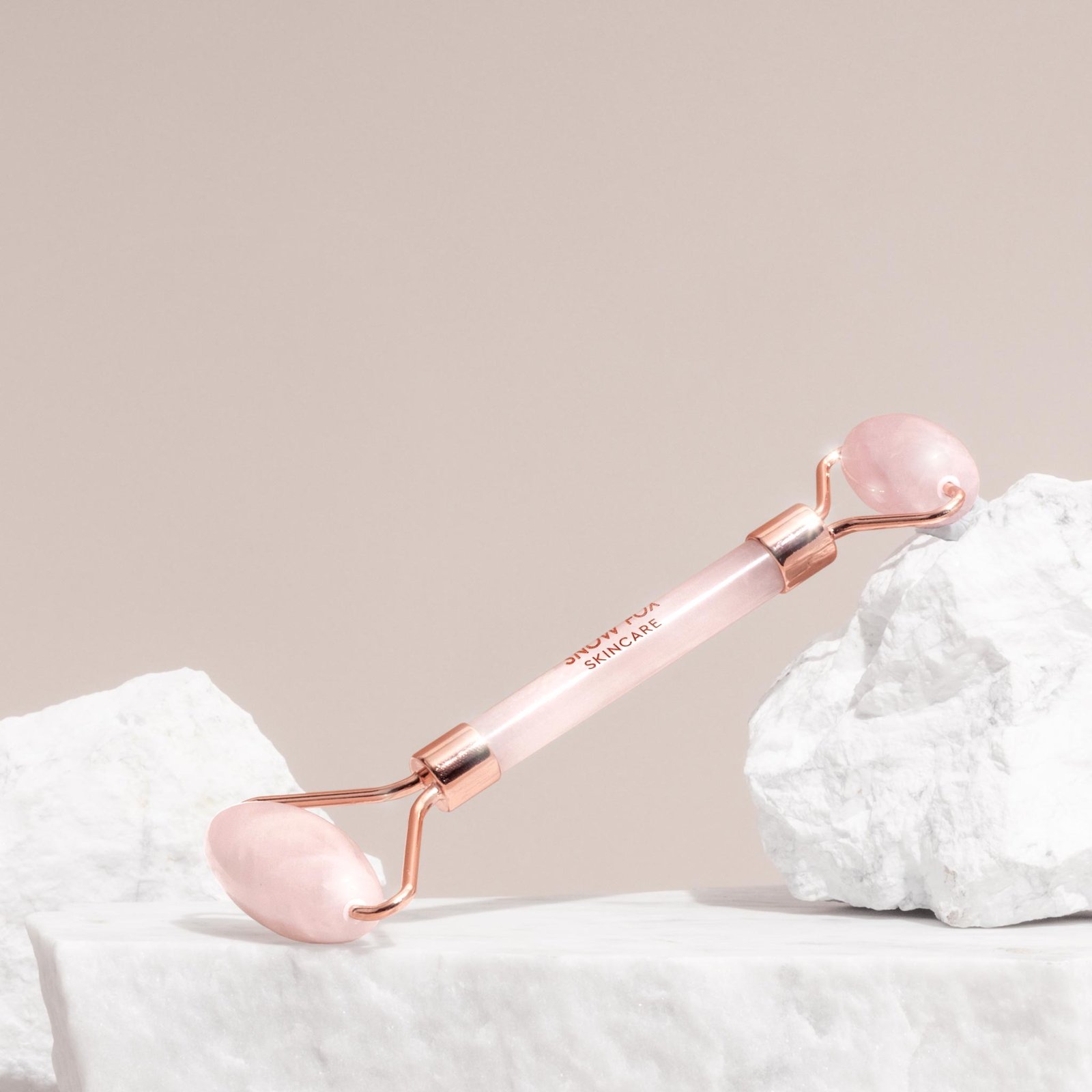 Rose Quartz Facial Roller - Image 4